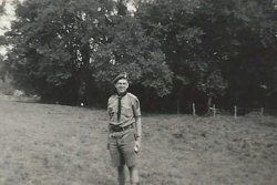 [495] Fr Bernard at Scout camp c.1957