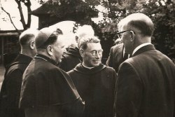 [291] 1965 Centenary Fr Paul and Mr Chidwick chat to Cardinal