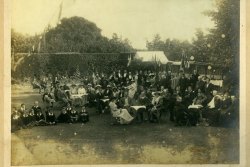 [428] U 19 Parents Day on school lawn before monastery library was built