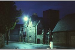 [117] 1967 Entrance to The Grange at night