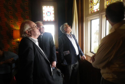 [106] 140913 Martin Morton Peter Haddock and Ashley Baldry look out of Grange