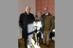 [468] Fr Benedict with Ramsgate Parishioners in the Cartoon Room