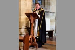 [469] Fr Marcus Holden Rector of St Augusitnes church gives homily at WW1 OA Remembrance Service
